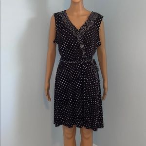 Closetrix Black & White Polka Dot Dress - XL - NWT